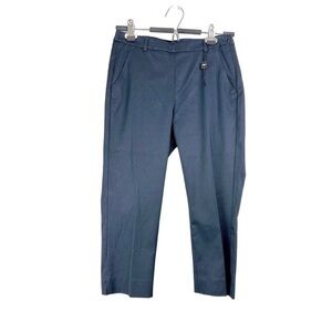 NEW Weekend by Max Mara Side Zip Navy Capri Pants